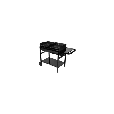 SOMAGIC Barbecue charbon sur chariot cuve acier 20 pers 85,5 x 47,5 cm JUMBO