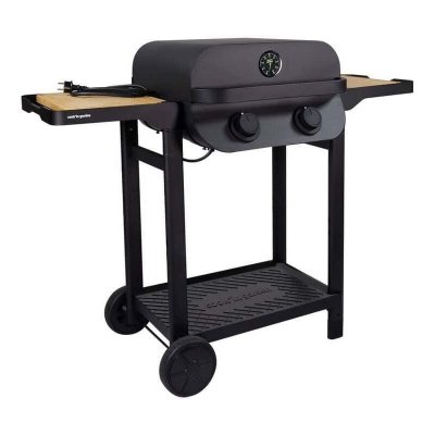 COOK IN GARDEN Barbecue &eacute;lectrique Flavo 50 L 126,5 x l 58,5 x H 105 cm - Noir