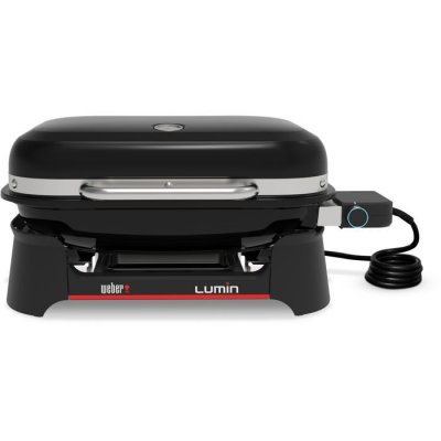 WEBER Barbecue &eacute;lectrique lumin + plancha noire - 