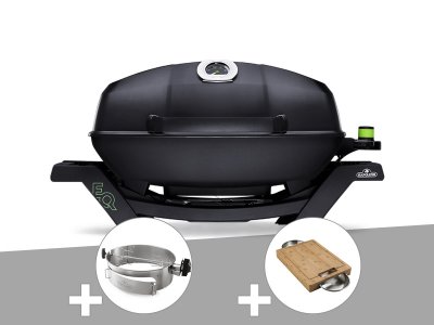 NAPOLEON Barbecue &eacute;lectrique Napol&eacute;on Travel Q PRO285E + R&ocirc;tissoire + Planche &agrave; d&eacute;couper