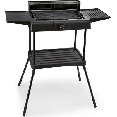 KITCHENCHEF barbecue &eacute;lectrique sur pieds 2000w noir - ksbbq1703