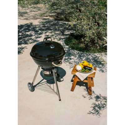 CREATE Barbecue fumoir -  - Smokey Kettle - Charbon - Acier rev&ecirc;tu - Noir