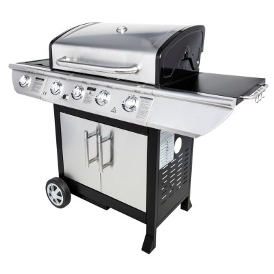 SOMAGIC Barbecue gaz Brisbane 4 br&ucirc;leurs + 1 r&eacute;chaud