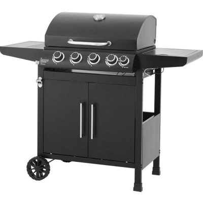 COOKINGBOX Barbecue gaz PAARL 4SB 4+1 br&ucirc;leurs thermom&egrave;tre 60x42 cm