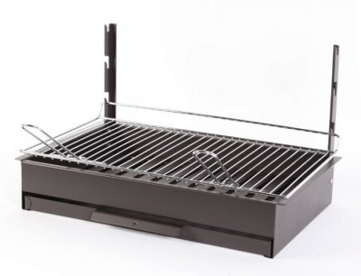LE MARQUIER Barbecue  Original Vulcain 61x33 Acier - Noir