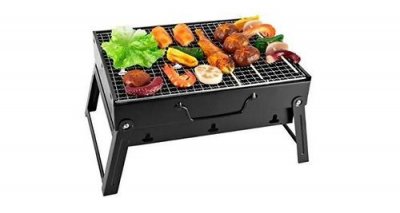  Barbecue Portable - Sunjas - Mini - Charbon - 3 personnes - A poser 