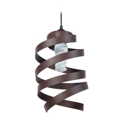 TOSEL Barber pole - suspension g&eacute;om&eacute;trique m&eacute;tal marron 11004