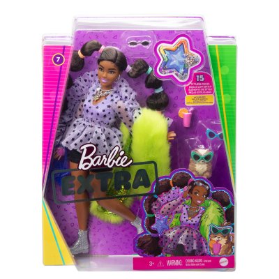 BARBIE  -  Extra et animal Superstar - Poup&eacute;e - 3 ans et + 
