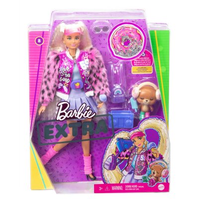 BARBIE  -  Extra Ourson &agrave; rollers - Poup&eacute;e - 3 ans et + 