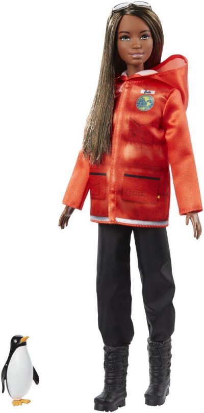 BARBIE  Biologiste Marine Jaune Mattel