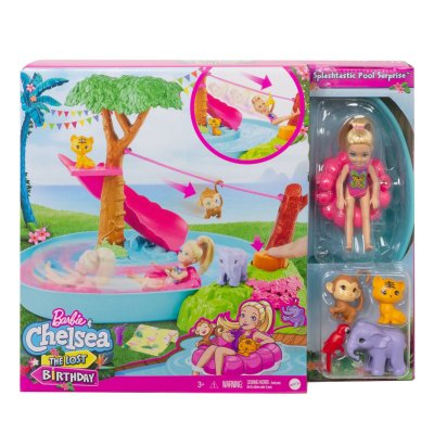 BARBIE  - Coffret Chelsea Rivi&egrave;re de la Jungle - D&egrave;s 3 ans