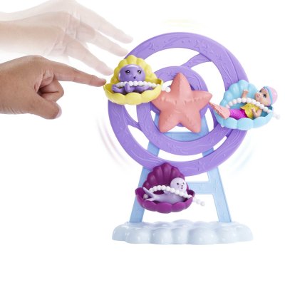 MATTEL Barbie Coffret Dreamtopia Babysitting avec Poup&eacute;e Sir&egrave;ne et Accessoires  Multicolore 