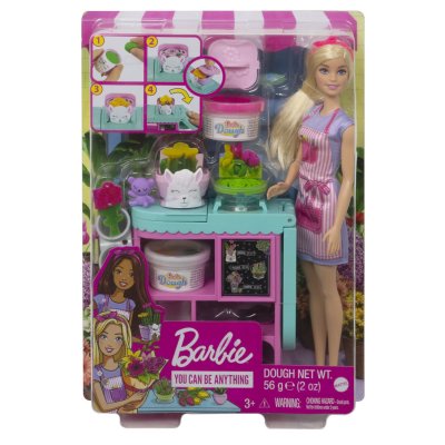 BARBIE &nbsp;- Coffret Fleuriste - Poup&eacute;e Mannequin - D&egrave;s 3 ans 