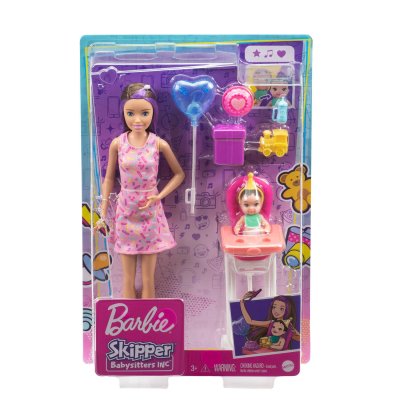 BARBIE  - Coffret Skipper Babysitter Anniversaire - D&egrave;s 3 ans 