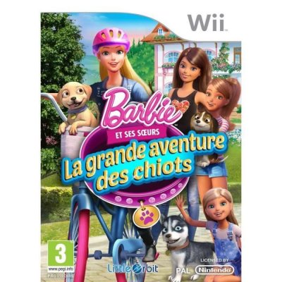 Barbie et ses Soeurs : La Grande Aventure des Chiots Wii