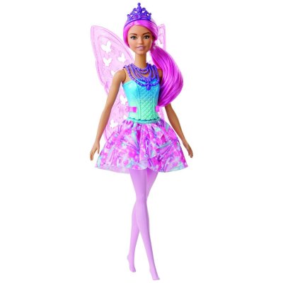 BARBIE  f&eacute;e dreamtopia rose - poup&eacute;e mannequin - 3 ans et +