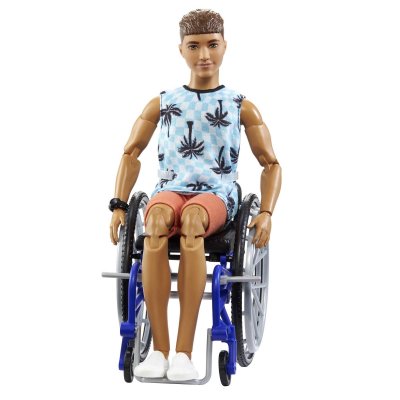 BARBIE  Ken Fashionista With Wheelchair Doll Argent&eacute;