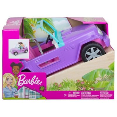 BARBIE  Le Buggy violet d&eacute;capotable tout-terrain 2 places 
