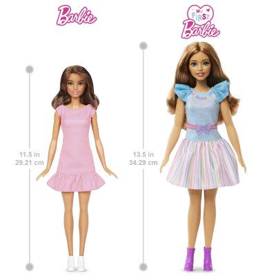 BARBIE  - MA PREMIERE  CHATAIN - poup&eacute;e - 3 ans et +