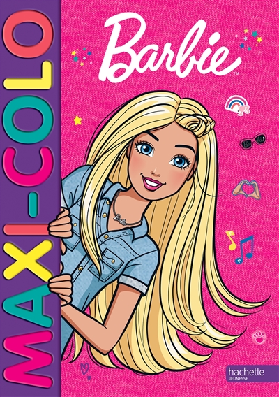 HACHETTE JEUNESSE Barbie-Maxi colo -  Collectif -  - broch&eacute; - Document jeunesse