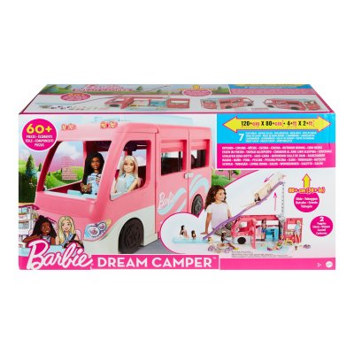 BARBIE  - M&eacute;ga Camping-Car De  - Accessoire Poup&eacute;e 