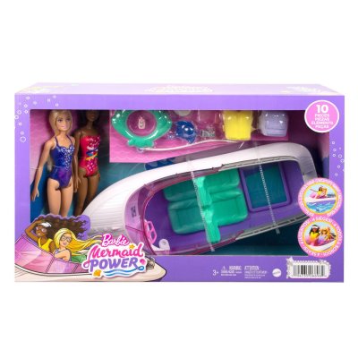 MATTEL Barbie&trade; Mermaid Power Poup&eacute;es, Bateau Et Accessoires