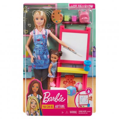 BARBIE  M&eacute;tiers Professeure d'Art Blonde 