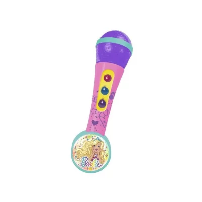 REIG MUSICALES BARBIE Micro a main avec ampli et rythmes