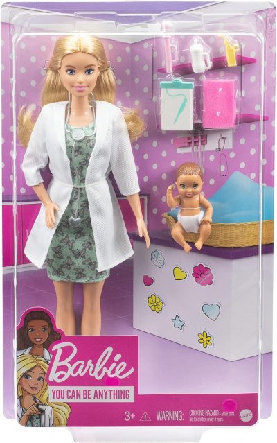 BARBIE  Pediatre Et Accessoires Mattel - La Poup&eacute;e 