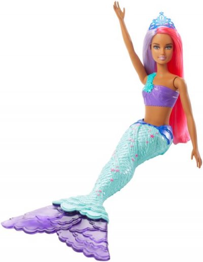 MATTEL Barbie Sir&egrave;ne Dreamtopia Violette Et Corail  Gjk09