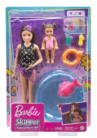 BARBIE  Skipper Babysitterss & Playset Multicolore