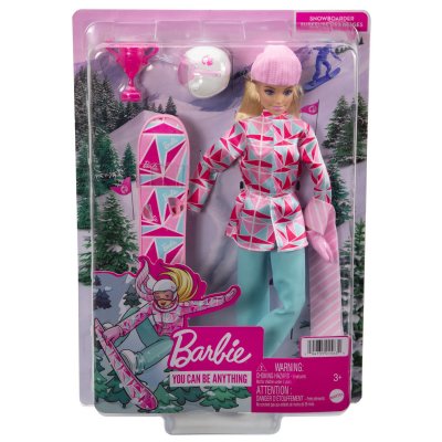 BARBIE  - Snowboardeuse - Poup&eacute;e