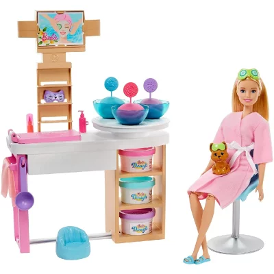 BARBIE  Spa Playset With Accesories Doll Multicolore