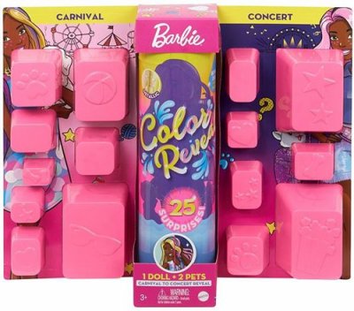 BARBIE  teen pop Color Reveal Carnival/Concert girls 17-piece