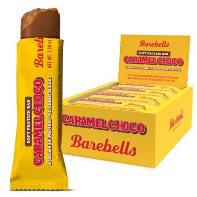 BAREBELLS  Soft Protein Bar Caramel Choco (12 x 55 g)