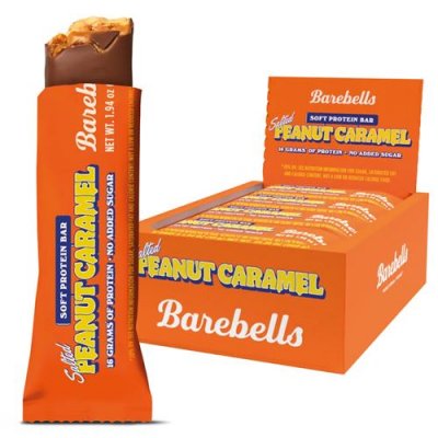 BAREBELLS  Soft Protein Bar Salted Peanut Caramel (12 x 55 g)