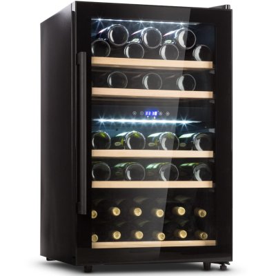 KLARSTEIN Barossa 40 Duo Cave &agrave; vin, 2 zones, 41 bouteilles, porte en verre 
