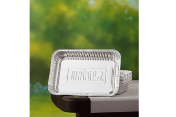 WEBER Barquettes en aluminium -10 pi&egrave;ces