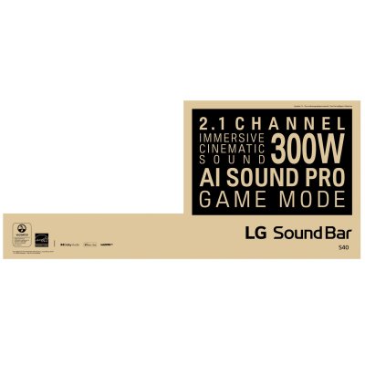 LG Barre audio  S40Q Noir Non 300 W 