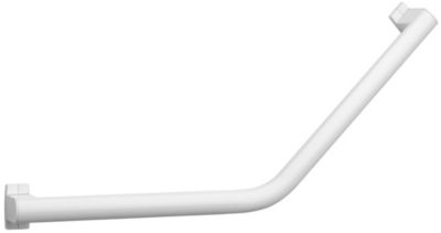 GODONNIER Barre d'appui coud&eacute;e en aluminium blanc epoxy  62,3 cm 135'