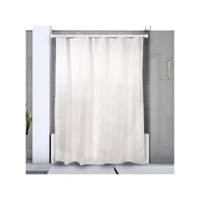SPIRELLA Barre de douche droite  Kreta blanc extensible 75-125cm