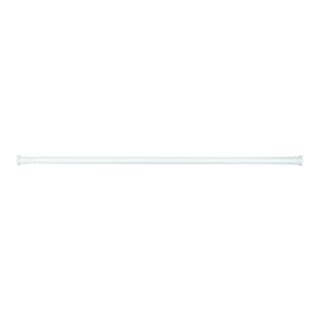  Barre de douche t&eacute;lescopique 110-185 cm blanc