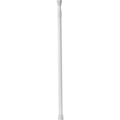 TENDANCE Barre de douche Tringle extensible de 70 &agrave; 120 cm en Aluminium Blanc