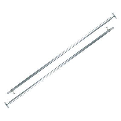 TRIXIE Barre de fixation pour filet de protection  - L 128 - 320 cm