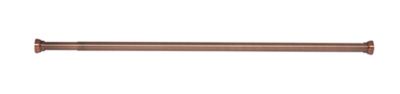  Barre de rideau de douche Spirella Kreta cuivre 125 - 220 cm