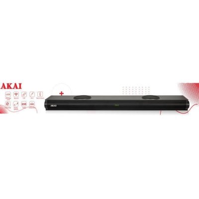 AKAI BARRE DE SON 500W SUBWOOFER INTEGRE. CONNEXION SANS-FIL OU FILAIRE. A POSER. - - Noir