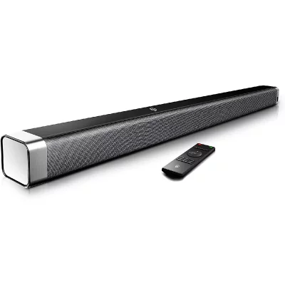VENDOS85 Barre de Son Bluetooth 2.0 sans Fil 80W noir gris 