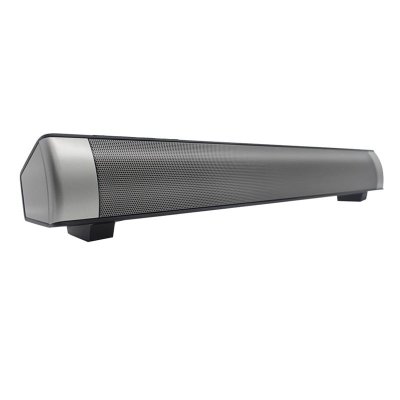 YONIS Barre de Son Bluetooth 4.0 Enceinte Sans Fil Double Diaphragme MP3 USB Aux Noir 