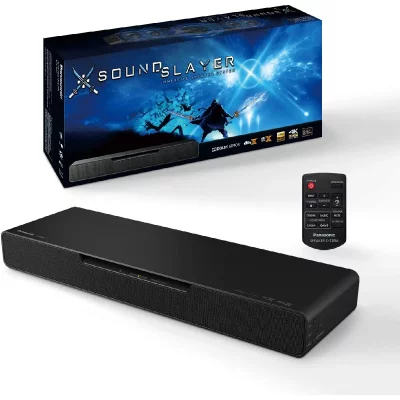 PANASONIC Barre de Son Compacte Gaming Bluetooth 2.1 sans Fil 80W noir