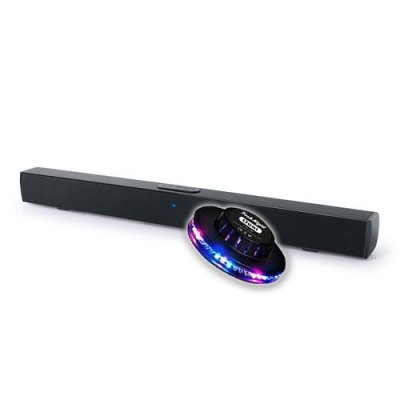  Barre de son Muse M-1520SBT, avec Bluetooth, AUX-IN, 50W noir, Jeu de lumi&egrave;re OVNI LED RVB